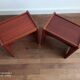 Pair of sofa ends/bedside tables in vintage Gautier teak