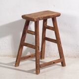 Antique Eastern stools (circa 1900). Set of 2 pieces