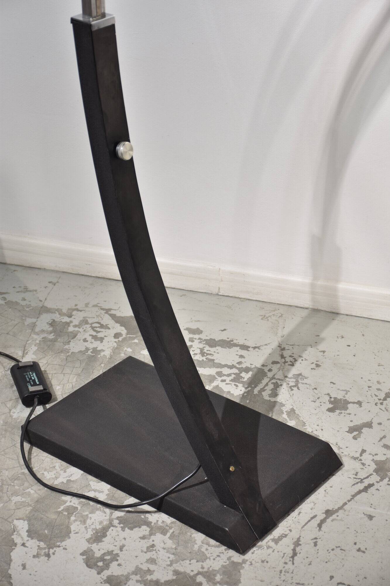 Vintage Floor Lamp • Arc • Beltrami & Gencarelli • Ricerca New Design • Chromed Metal • 1970