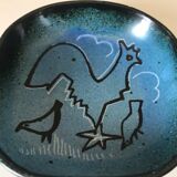 Ceramic cut signed design 60s