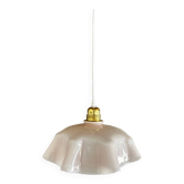 Vintage opaline suspension
