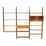 Poul Cadovius hanging Royal Wall System 1950s Denmark