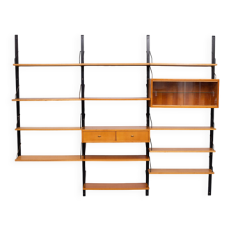 Poul Cadovius hanging Royal Wall System 1950s Denmark