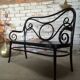 Banquette Thonet laqué noir