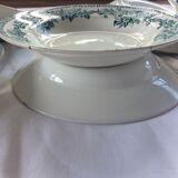 8 vintage hollow plates Terre de Fer