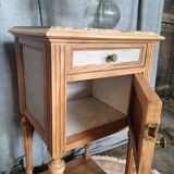 Walnut bedside table