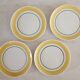 4 Gien dessert plates Caroline model