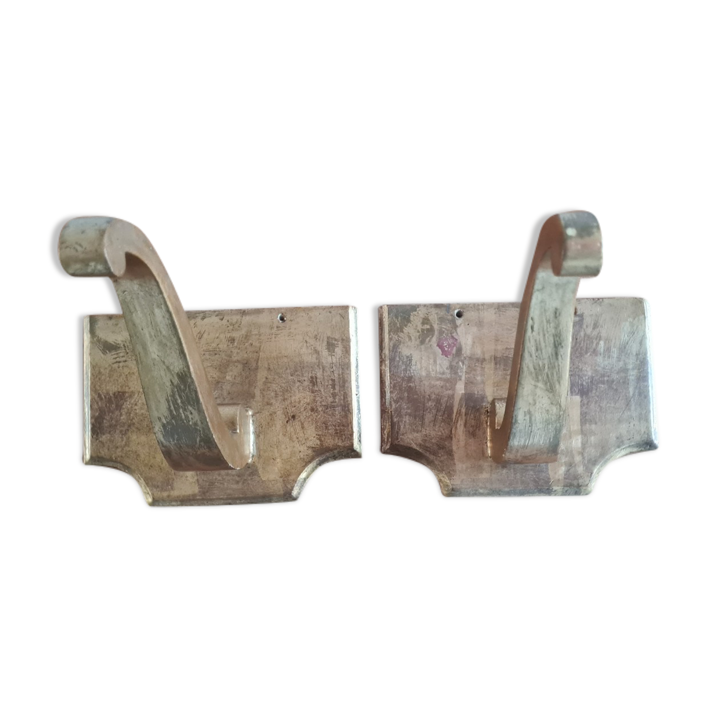 Pair of Florentine wall shelves