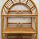Large vintage rattan shelf