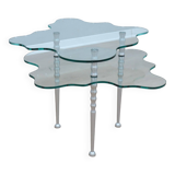 Alessandro Mendini post-modern glass coffee table 1980s