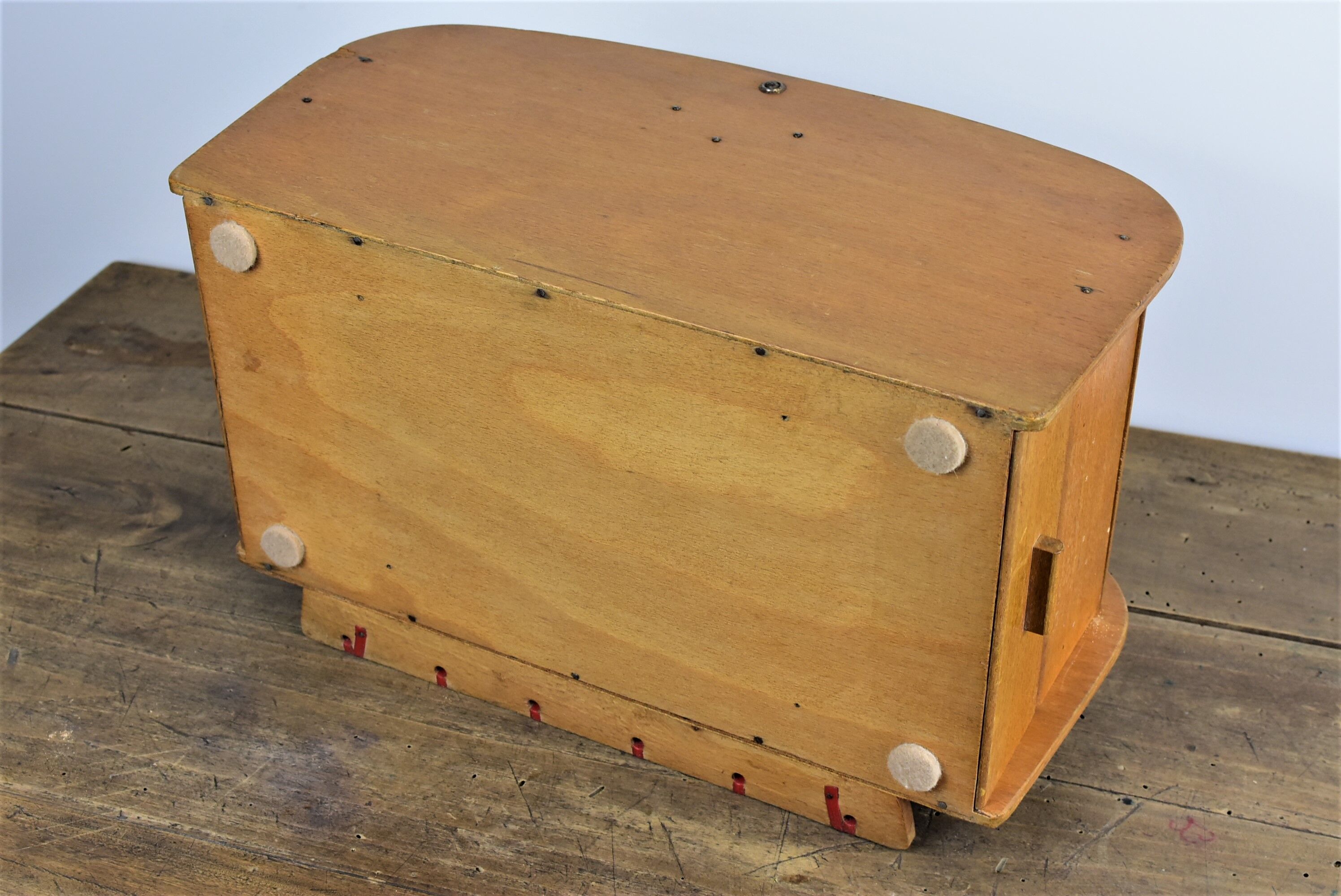 Vintage wood table worker