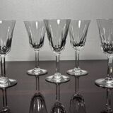5 Verres Saint Louis Modèle Cerdagne