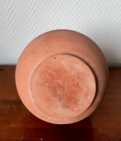 Vase gourde en terre-cuite émaillée style antique
