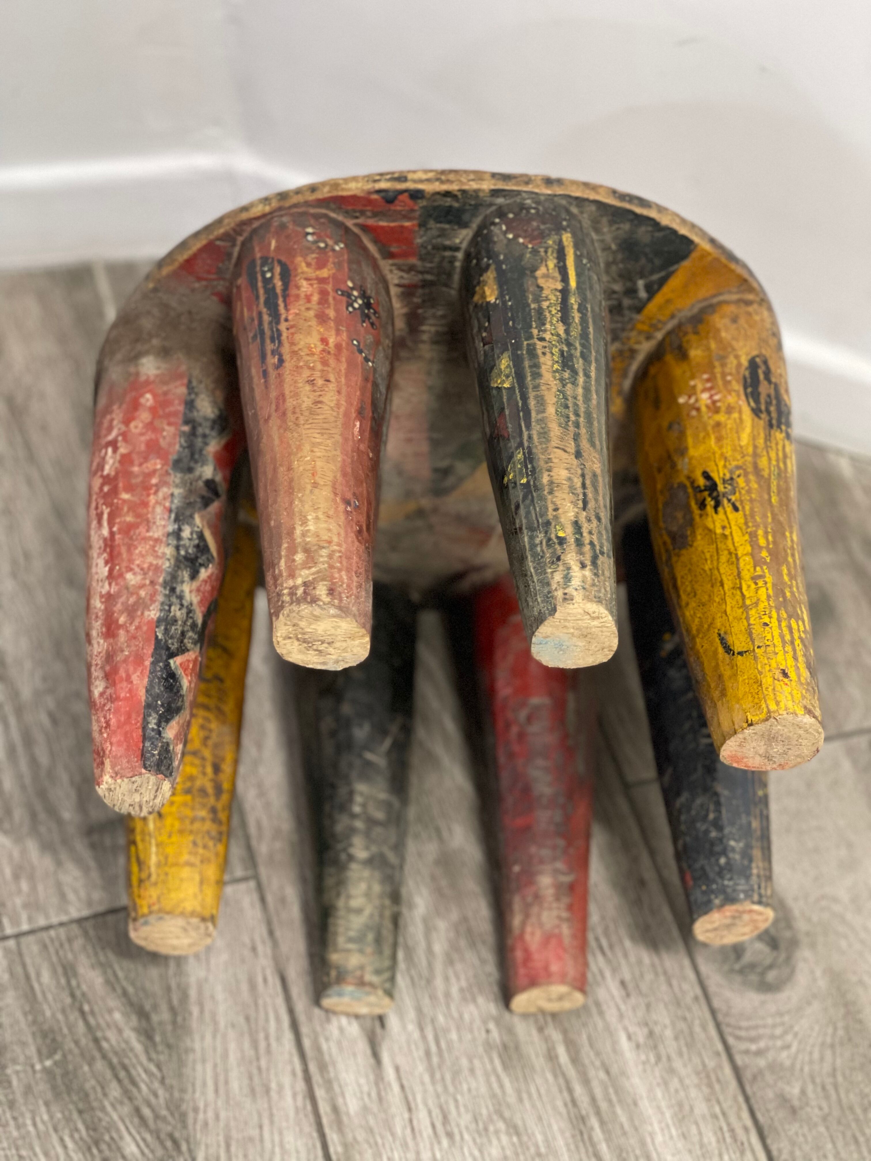 African wooden stool Zindi