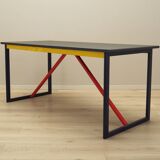 Acacia desk, Italian design, 1980s, production: Italy
