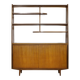 Mid-Century Highboard with Kidney Shaped Shelf in Teak, 1960s