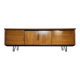 Scandinavian teak and metal sideboard