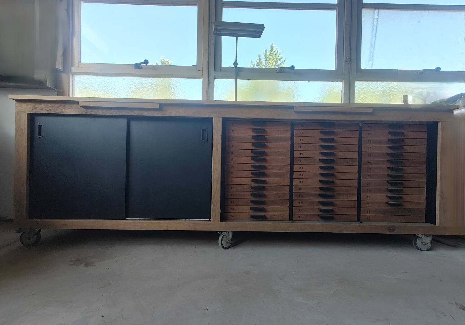 Old jewelry cabinet
