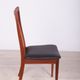 Vintage teak & leather dining chairs by Leslie Dandy for G-Plan, 1960s