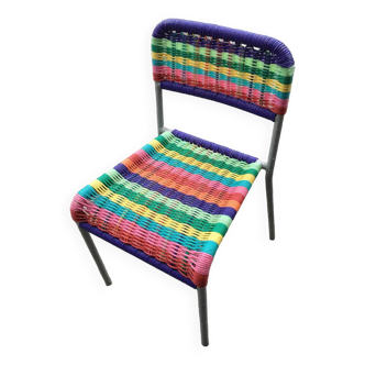 Scoubidou children's chair