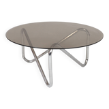 French tubular steel coffee table/coffee table, 1970s