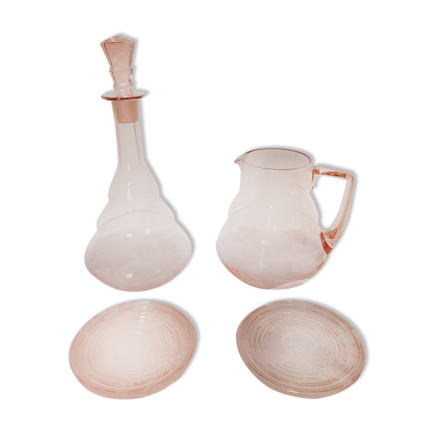 Art Deco wine and water decanters