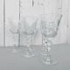 Verres à vin en cristal frise rubans vintage