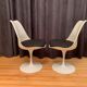 Paire de chaises Tulip modèle 151 conçue par Eero Saarinen, Knoll International, années 1950