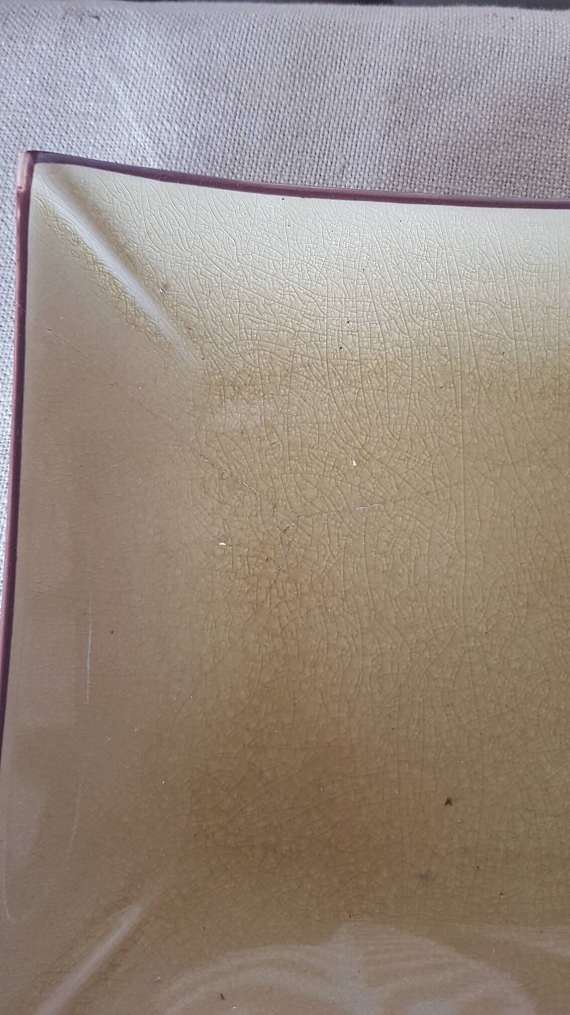 6 square dessert plates