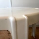Table Marc Berthier round Space age 1970