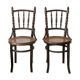 Canned bistro chairs