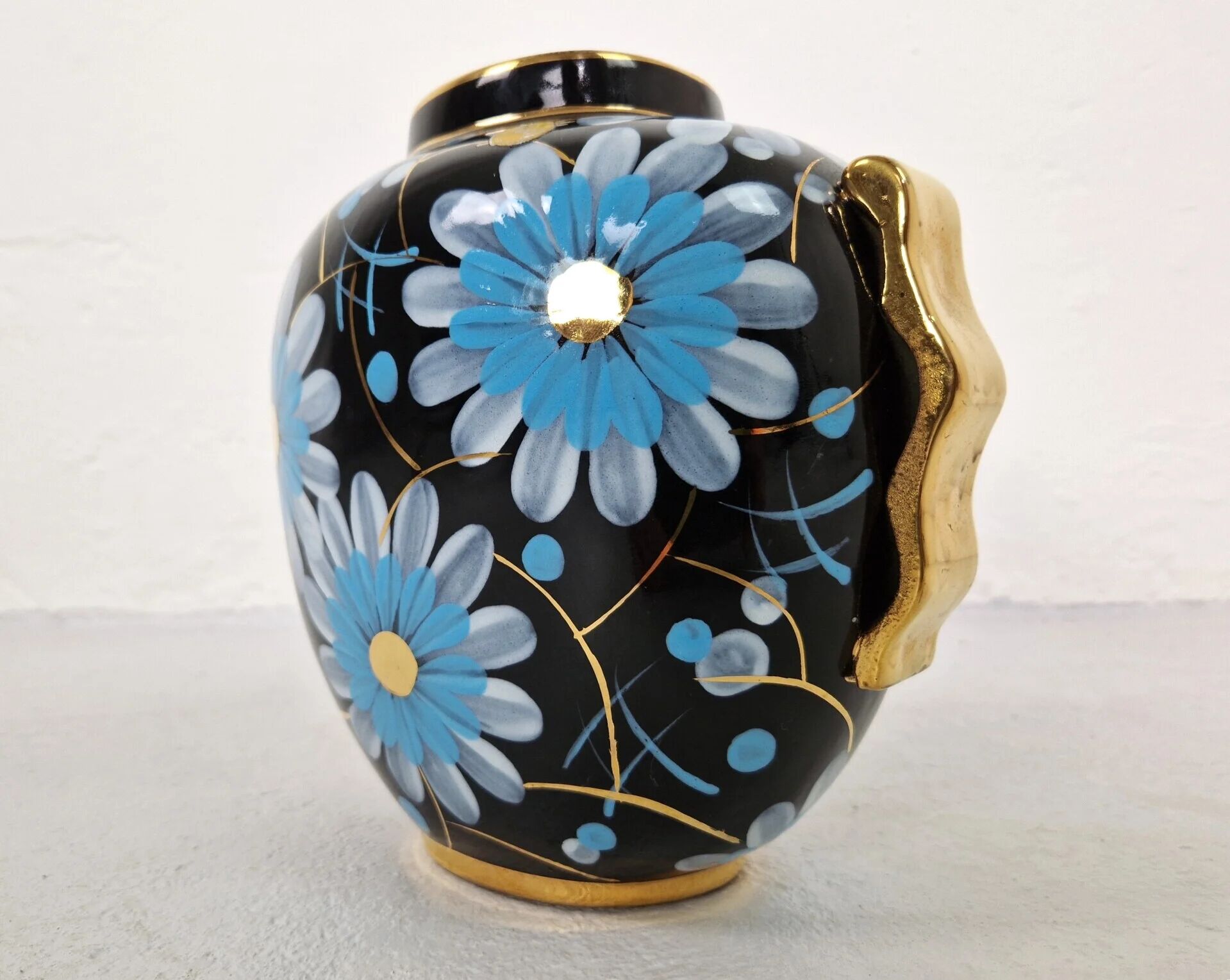 Raymond Chevallier Art Deco vase for Boch Keramis