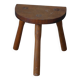 Tripod milking stool plant holder Scandinavian countryside decoration folk art craft