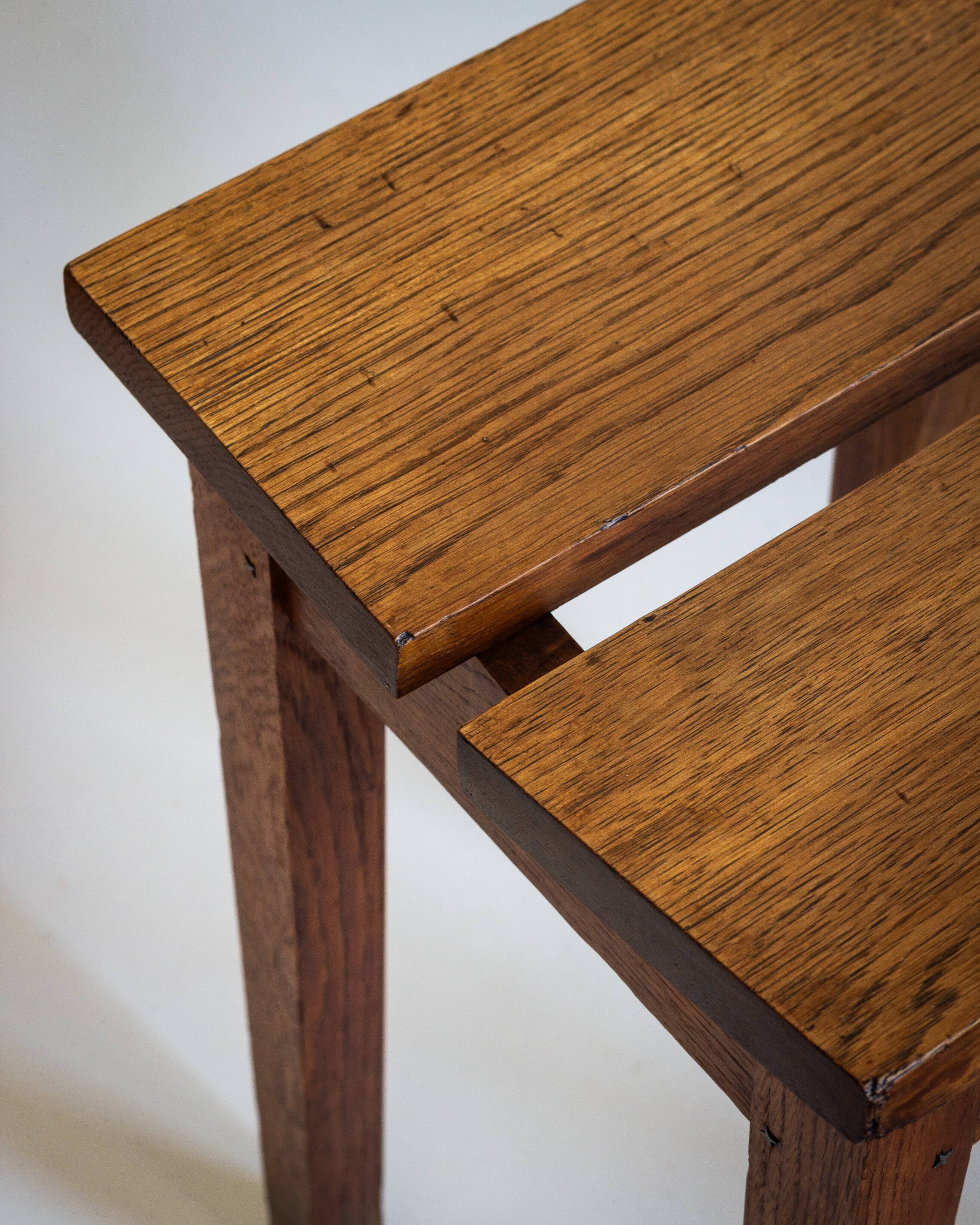 Wooden stool, reconstruction period, Anonymous craft work, 1950s