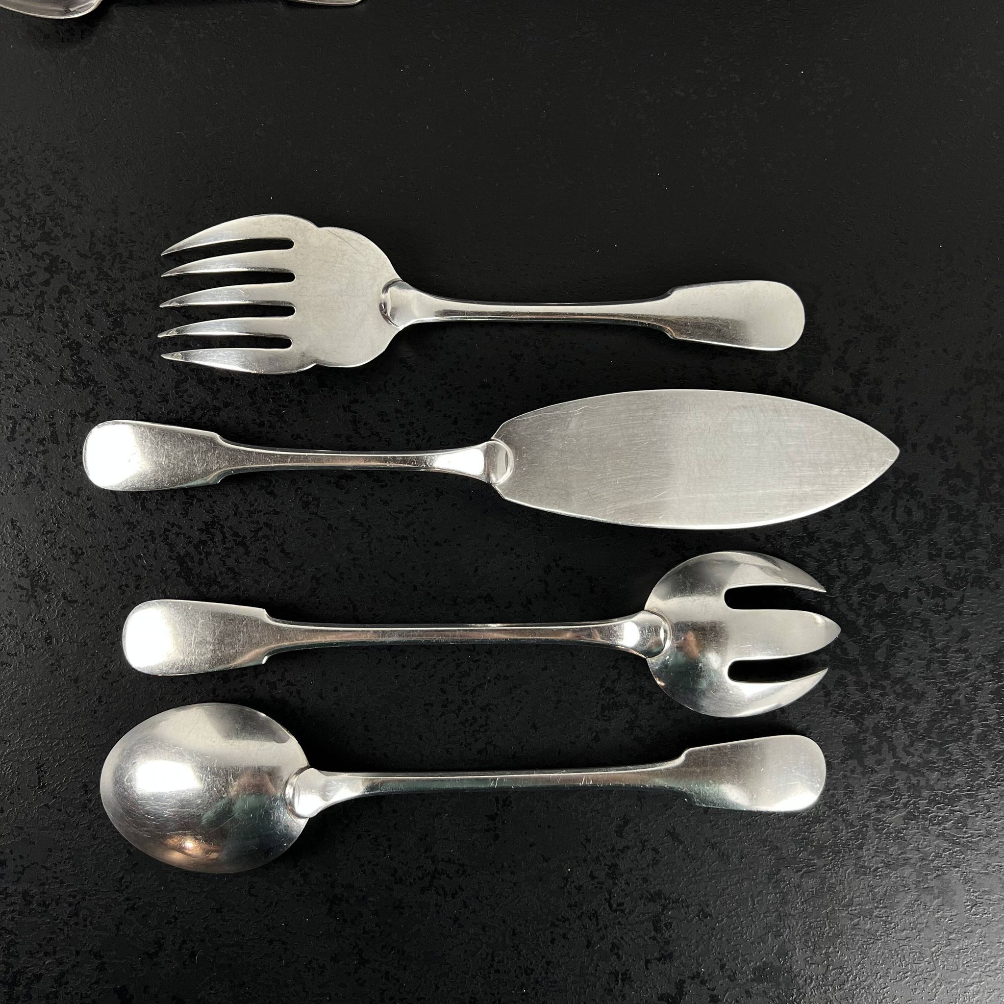 Christofle silver-plated cutlery set – Cluny model – 36 pieces
