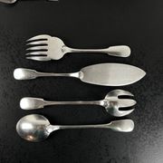 Christofle silver-plated cutlery set – Cluny model – 36 pieces