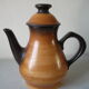 Ancienne cafetière années 1980 en faïence/grès Meylan St Amand déco cuisine campagne