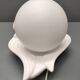 Ceramic swan lamp - Delfts Wit - 70s/80s - Netherlands