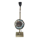 Pied de lampe chrome et améthyste du Brésil