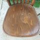 pair of dark bistro chairs, rounded backs, Baumann style