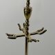 Neoclassical Polished Brass Fire Set with Ring Tools