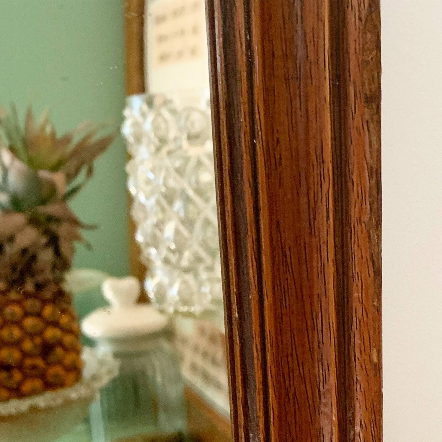 Miroir vintage en bois