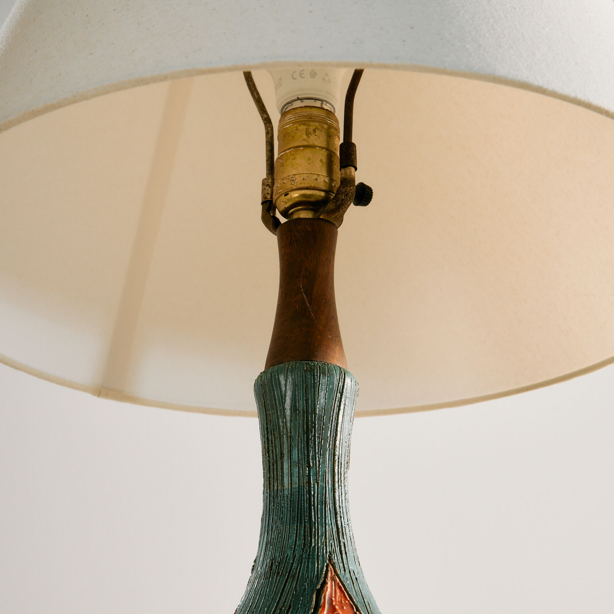 Ceramic table lamp by Jiří Georges & Paul Pannier