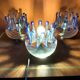 Murano glass wall lights by Carlo Nason for Mazzega