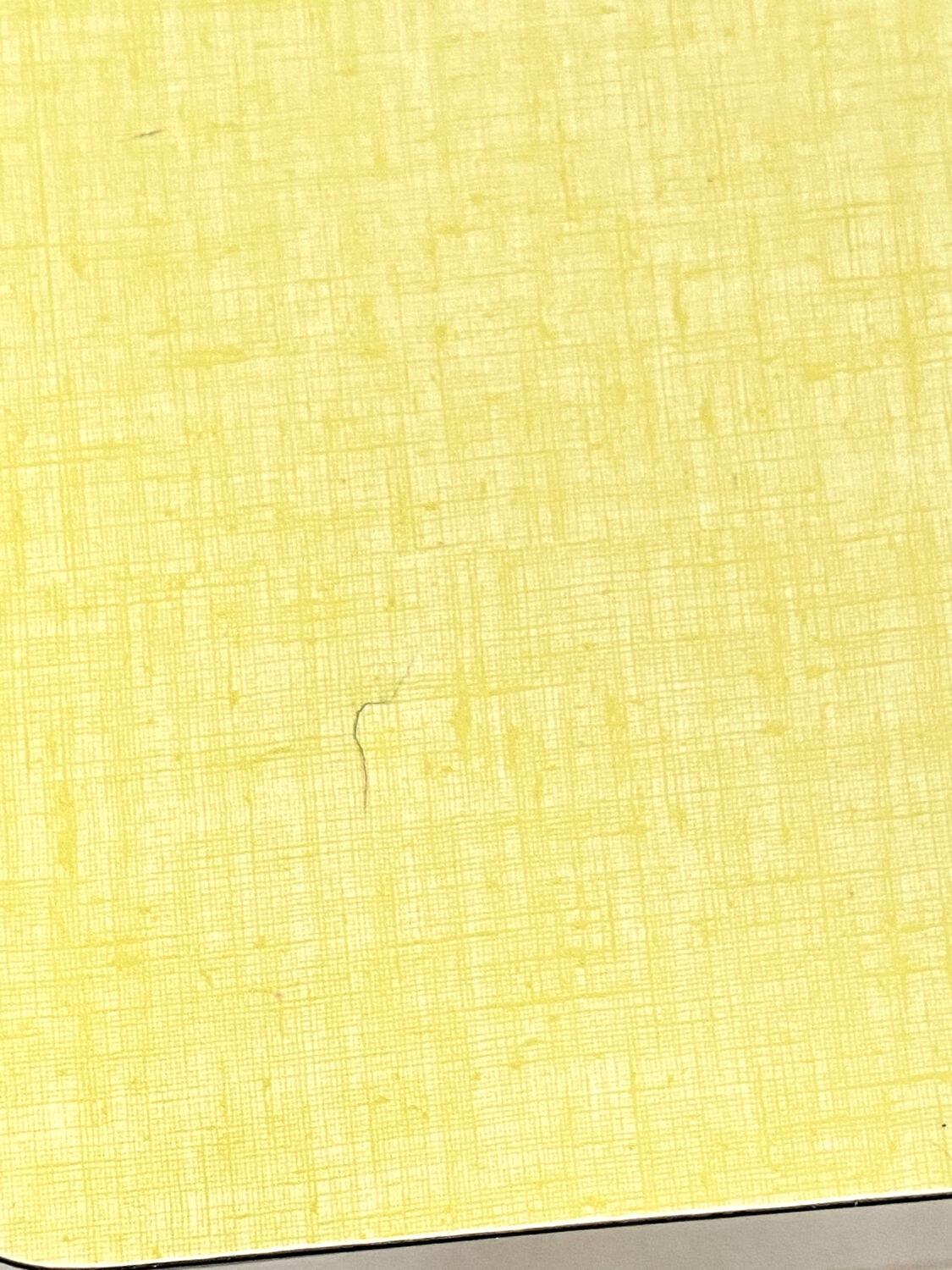 Yellow Formica stool