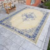 Turkish Oushak Living Room Rug sku910