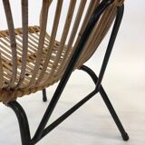 Rattan chair by Rohe Noordwolde, 1960