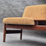 Modular teak sofa, Scandinavian vintage 1960s