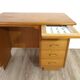 Vintage light wood desk – 1960s/70s – mid-century modern style