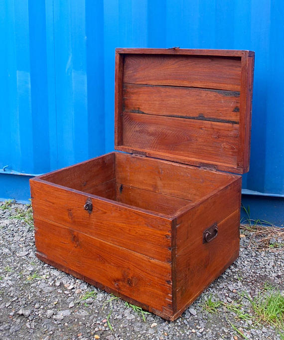 Former Indian teak chest